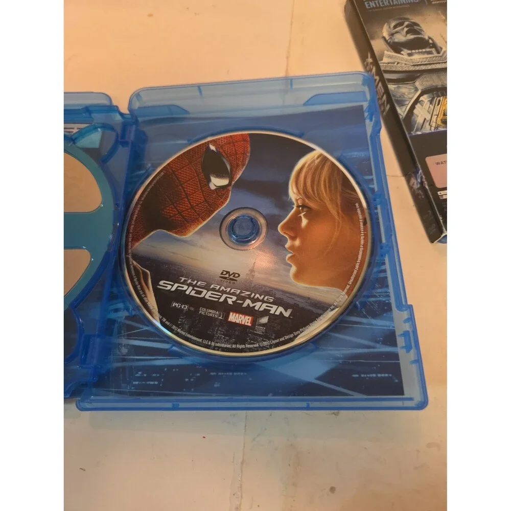 Marvel Superhero Blu ray Movie Lot The Amazing Spider Man and X Men Apocalypse